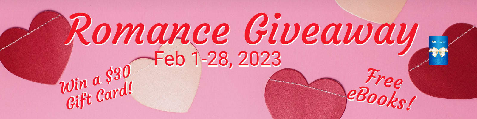 Get some free Romance reads, and a chance to win an $80 gift card, for Valentine's Day!